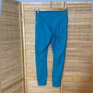 Fabletics blue leggings athletic pants woman’s small SEE MEASUREMENTS